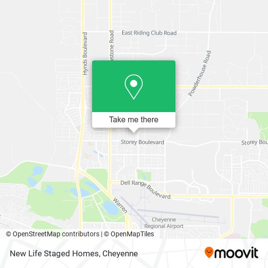 New Life Staged Homes map