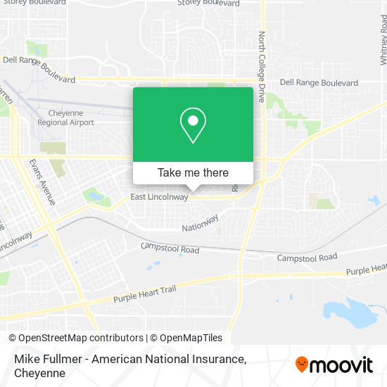 Mapa de Mike Fullmer - American National Insurance