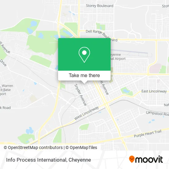 Info Process International map