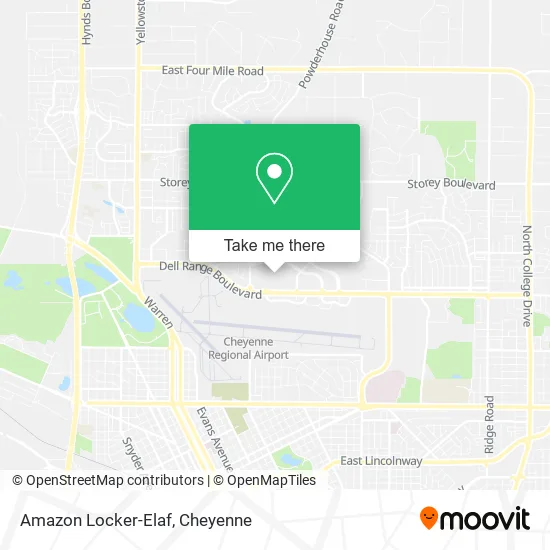 Mapa de Amazon Locker-Elaf