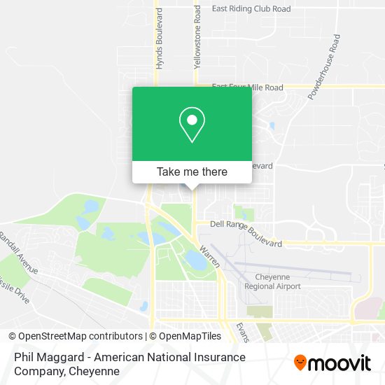 Mapa de Phil Maggard - American National Insurance Company