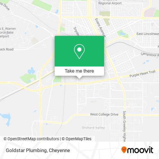 Goldstar Plumbing map