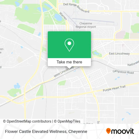 Flower Castle Elevated Wellness map