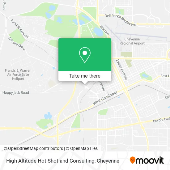 High Altitude Hot Shot and Consulting map