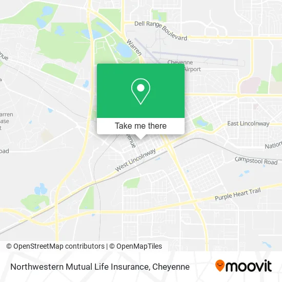 Northwestern Mutual Life Insurance map