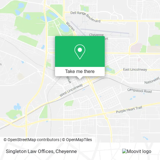 Singleton Law Offices map