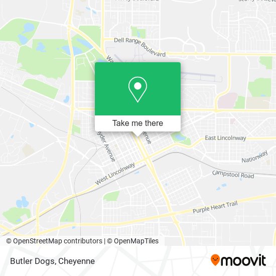 Butler Dogs map