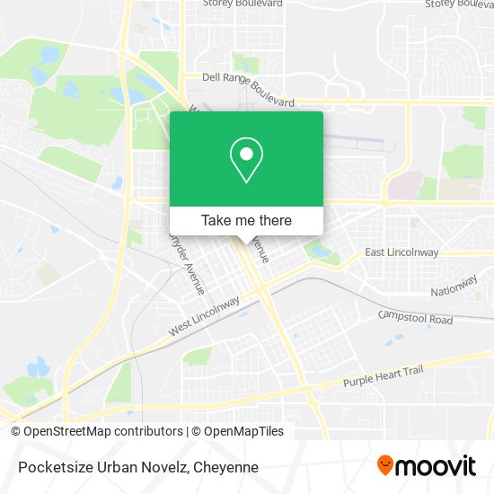 Mapa de Pocketsize Urban Novelz