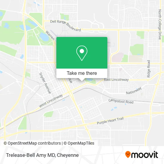 Mapa de Trelease-Bell Amy MD