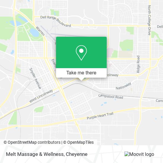 Melt Massage & Wellness map