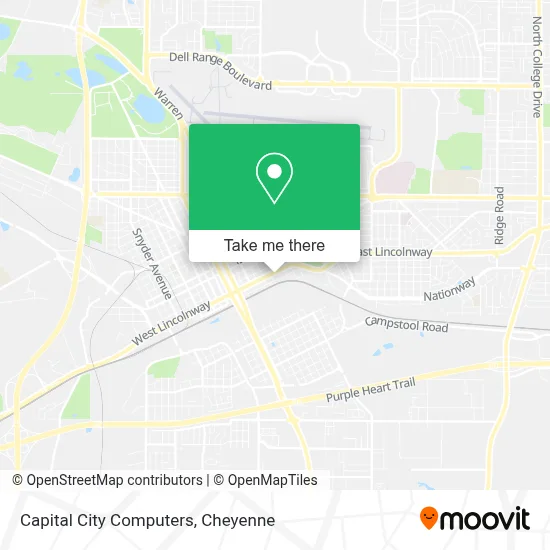 Capital City Computers map