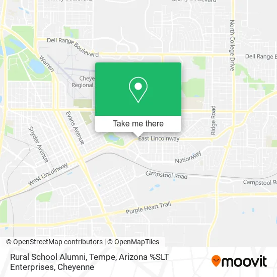 Rural School Alumni, Tempe, Arizona %SLT Enterprises map