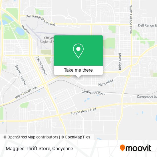 Mapa de Maggies Thrift Store