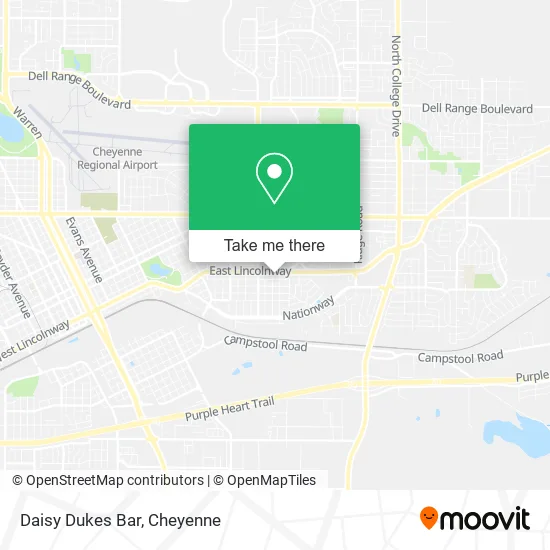 Mapa de Daisy Dukes Bar