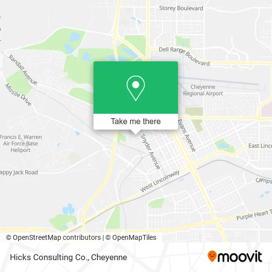 Mapa de Hicks Consulting Co.