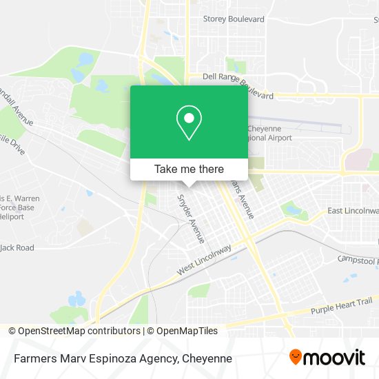 Farmers Marv Espinoza Agency map