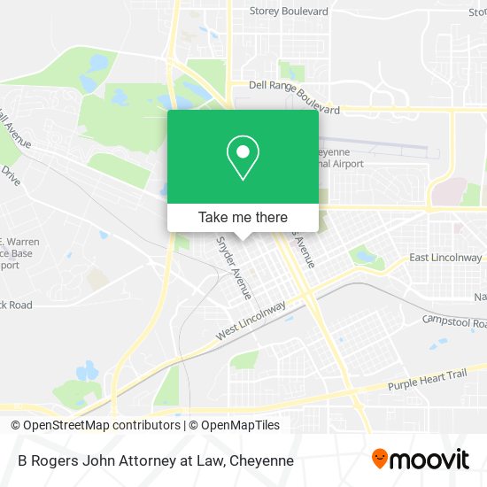 B Rogers John Attorney at Law map