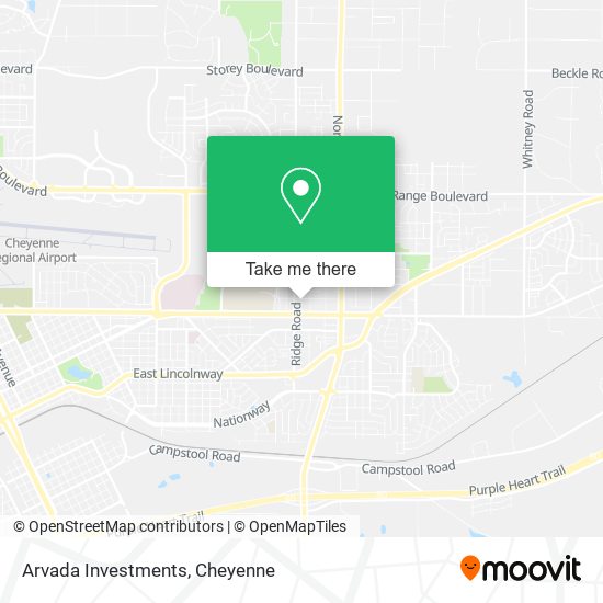 Arvada Investments map