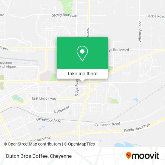 Dutch Bros Coffee map