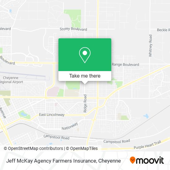 Jeff McKay Agency Farmers Insurance map