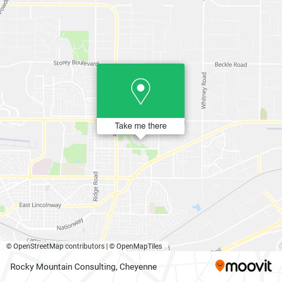 Rocky Mountain Consulting map