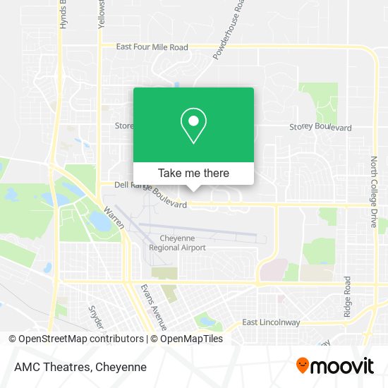 AMC Theatres map