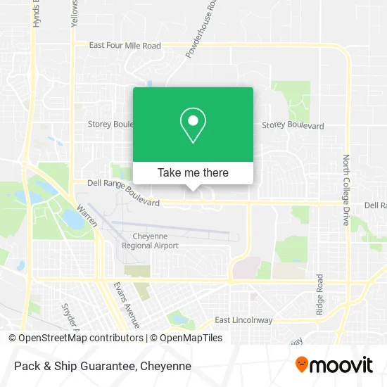 Pack & Ship Guarantee map