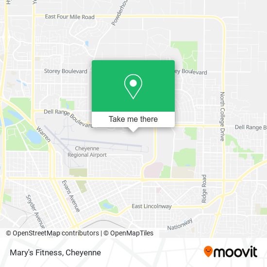 Mary's Fitness map