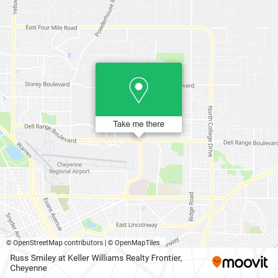 Russ Smiley at Keller Williams Realty Frontier map