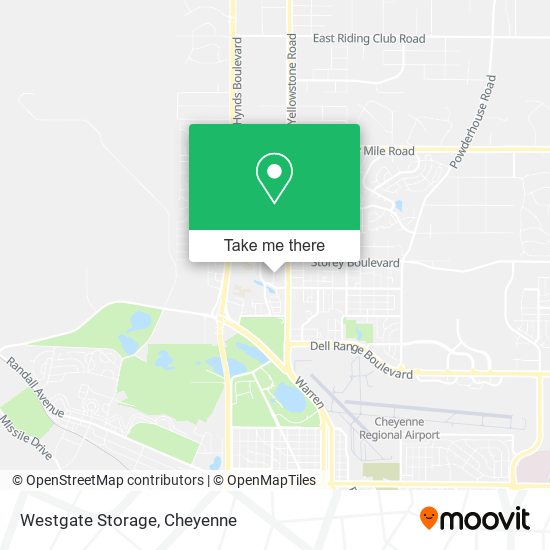 Westgate Storage map