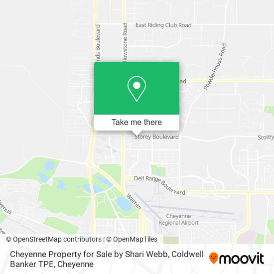 Mapa de Cheyenne Property for Sale by Shari Webb, Coldwell Banker TPE