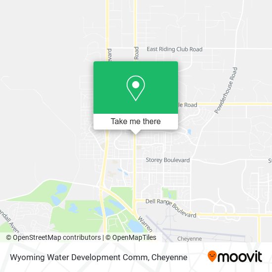 Mapa de Wyoming Water Development Comm