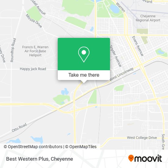 Best Western Plus map