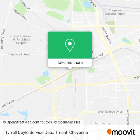 Mapa de Tyrrell Doyle Service Department