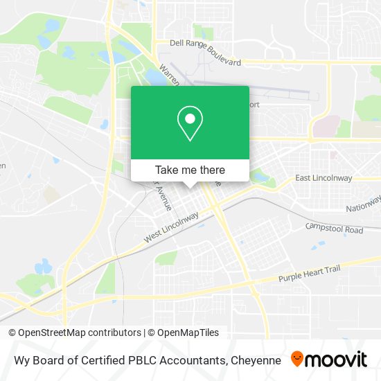 Wy Board of Certified PBLC Accountants map