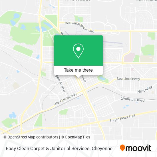 Mapa de Easy Clean Carpet & Janitorial Services