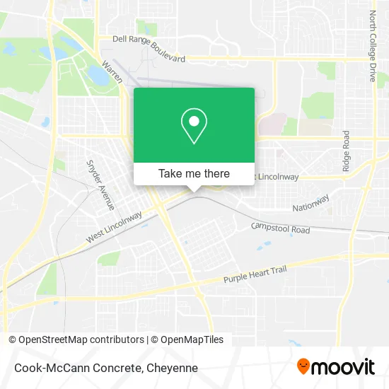 Mapa de Cook-McCann Concrete