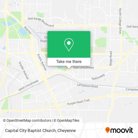 Mapa de Capital City Baptist Church