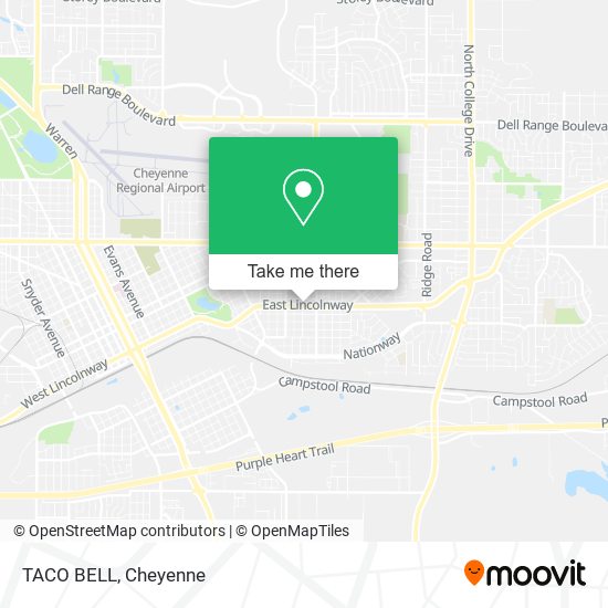 TACO BELL map