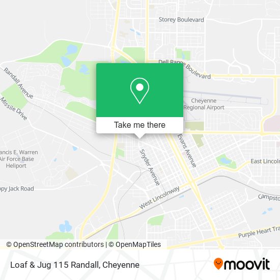 Mapa de Loaf & Jug 115 Randall