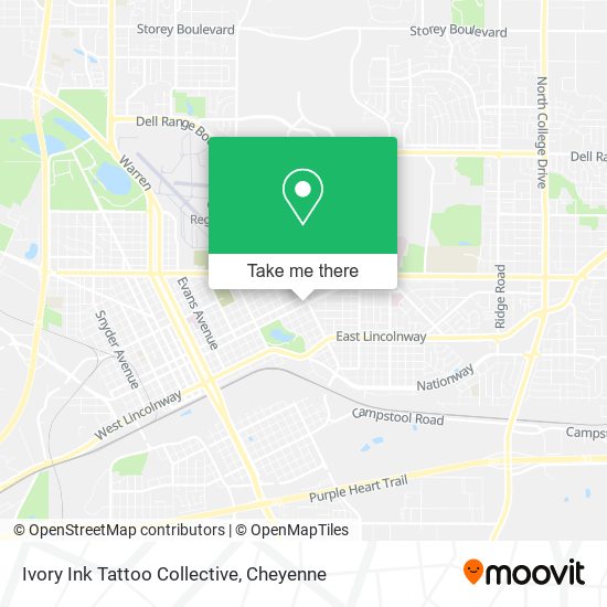 Ivory Ink Tattoo Collective map