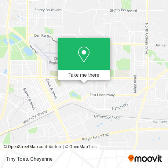 Mapa de Tiny Toes