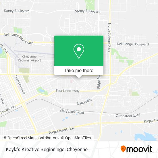 Mapa de Kayla's Kreative Beginnings