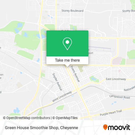Mapa de Green House Smoothie Shop