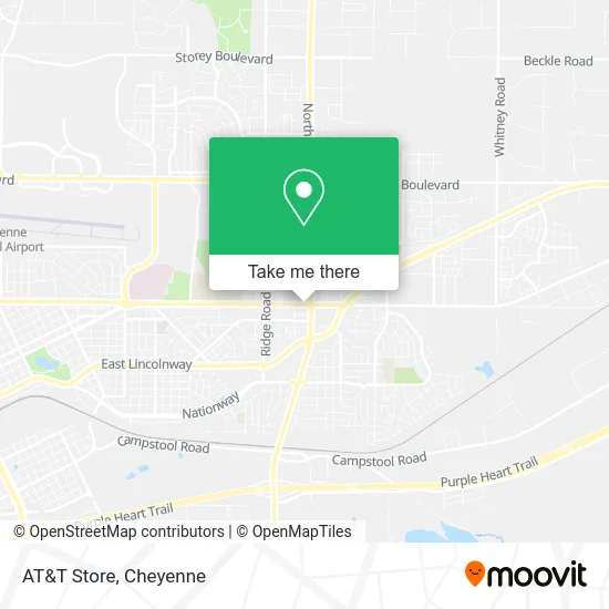 AT&T Store map