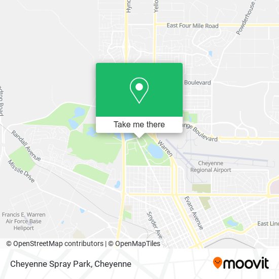 Cheyenne Spray Park map