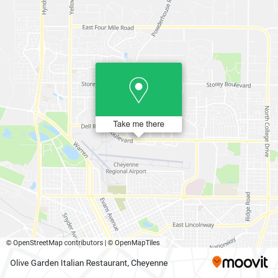 Olive Garden Italian Restaurant map