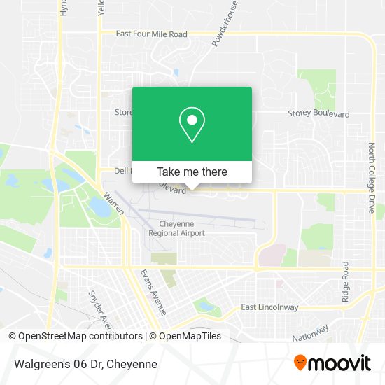 Mapa de Walgreen's 06 Dr