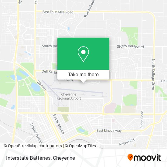 Mapa de Interstate Batteries