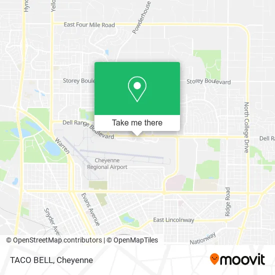 Mapa de TACO BELL